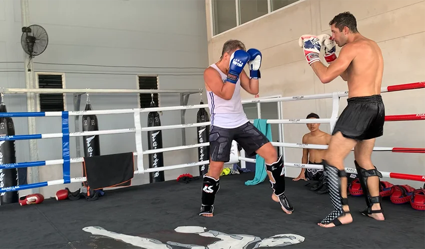 Khao Lak Muay Thai training camp â fighters in the ring
